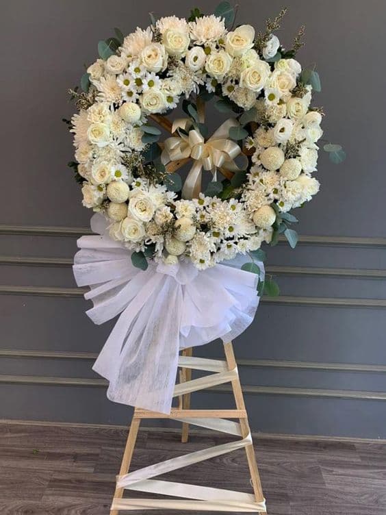 Hoa chia buồn - tạm biệt